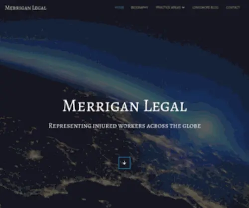 Merriganlegal.com(Longshore Act and Defense Base Act Attorney) Screenshot