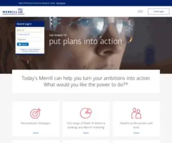 Merrill.com(Online Investing Solutions) Screenshot