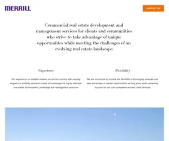 Merrillcompanies.com(Merrill Companies) Screenshot