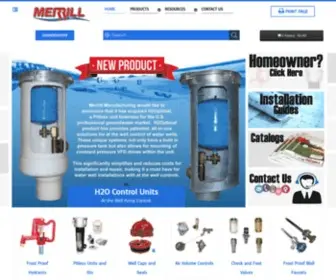 Merrillmfg.com(Merrill Manufacturing) Screenshot