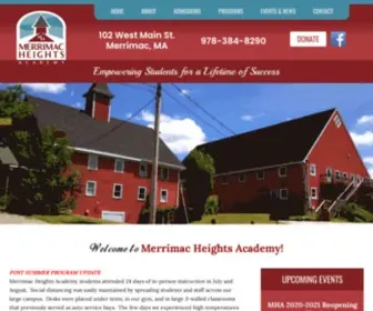 Merrimacheightsacademy.org(Merrimac Heights Academy) Screenshot