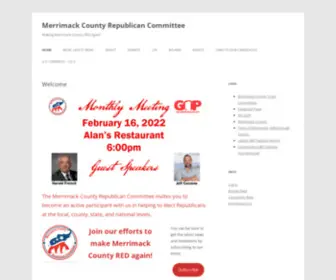 Merrimackcountygop.com(Merrimack County GOP Committee) Screenshot