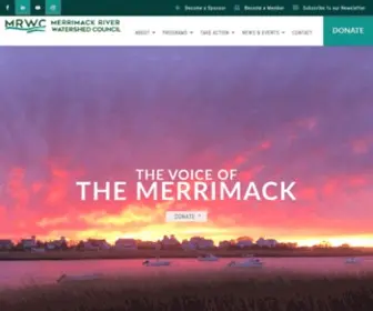 Merrimack.org(Merrimack River Watershed Council) Screenshot