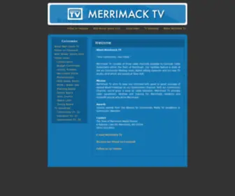 Merrimacktv.com(Merrimack TV Online Video) Screenshot