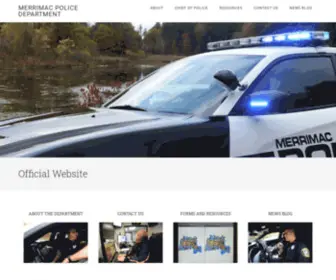 MerrimacPolice.org(Merrimac Police Department) Screenshot