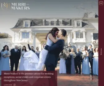 Merrimakers.com(Merri-Makers Catering and Wedding Planning in New Jersey) Screenshot