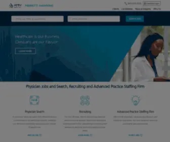 Merritthawkins.com(Physician Search Firm) Screenshot