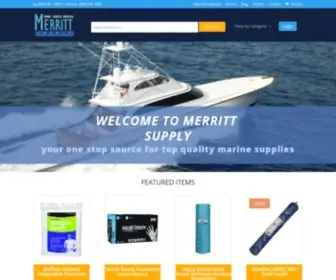 Merrittsupply.com(Merritt Supply Wholesale Marine industry) Screenshot