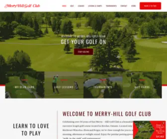 Merryhillgolf.com(Merry-Hill Golf Club) Screenshot