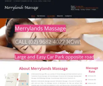 Merrylandsmassage.com.au(Merrylands Massage) Screenshot