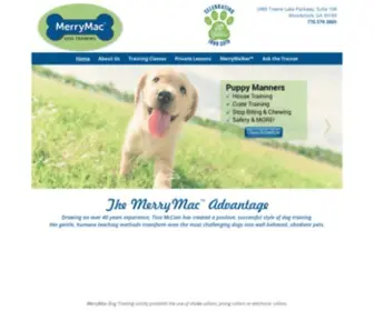MerrymaCDogtraining.com(Dog Training) Screenshot