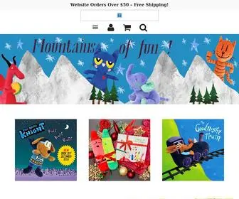 Merrymakersinc.com(MerryMakers creates huggable dolls based on favorite children's book characters) Screenshot
