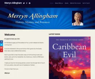 Merrynallingham.com(Merryn Allingham) Screenshot