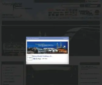 MerryWorldholidays.com(CAR RENTAL MALAYSIA) Screenshot