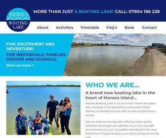 Merseaboatinglake.com(Mersea Boating Lake) Screenshot