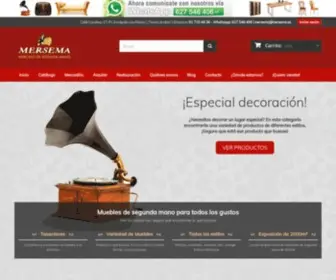 Mersema.es(Tienda de muebles de segunda mano en Madrid) Screenshot