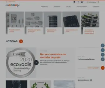 Mersen.com.br(Expert mundial em especialidades elétricas e materiais avançados) Screenshot