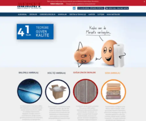 Merset.com.tr(MERŞET AMBALAJ En ekonomik balonlu) Screenshot