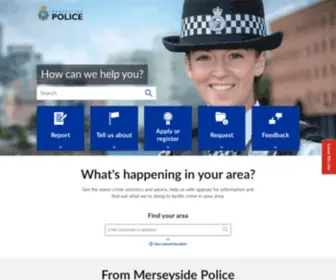 Merseyside.police.uk(Under Maintenance) Screenshot