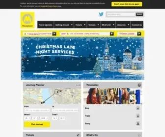 Merseytravel.gov.uk(Merseytravel connects all public transport in the Liverpool City Region and) Screenshot