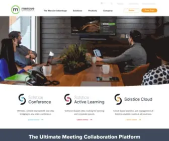 Mersive.com(Enterprise Wireless Collaboration Solution & Meeting Analytics Platform) Screenshot