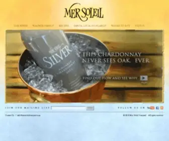 Mersoleilvineyard.com(Mer Soleil Vineyard) Screenshot