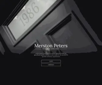 Merstonpeters.co.uk(Agronomy Jobs UK) Screenshot