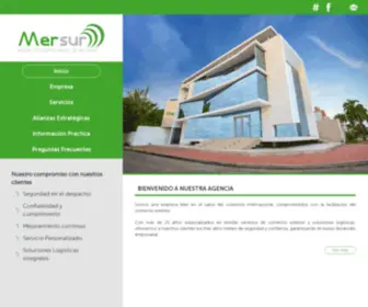 Mersur.com.bo(Agencia Despachante de Aduanas) Screenshot