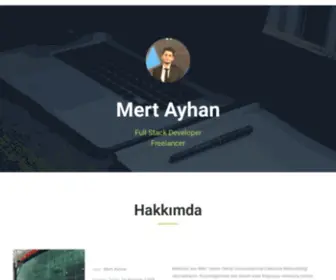 Mertayhan.com.tr(Mert Ayhan) Screenshot