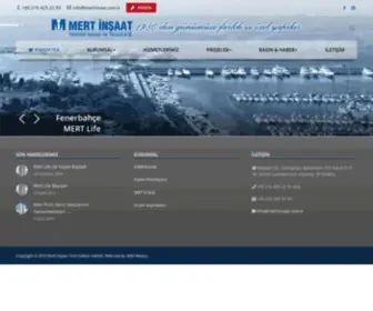 Mertinsaat.com.tr(Mert i̇nşaat) Screenshot