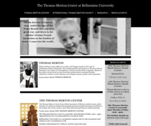Mertoncenter.org(Thomas Merton Center) Screenshot