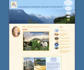 Meru.ch(Maharishi European Research University) Screenshot