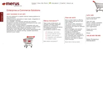 Merus.co.uk(Merus Software Ltd) Screenshot
