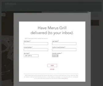 Merusgrill.com(Merus Grill) Screenshot