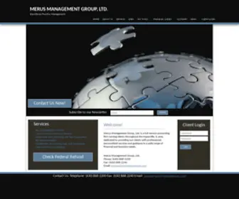 Merusgroup.com(Merus Management Group) Screenshot