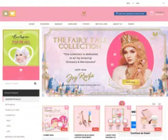 Mervecosmetics.com.my(MERVE Cosmetics Online Shopping) Screenshot