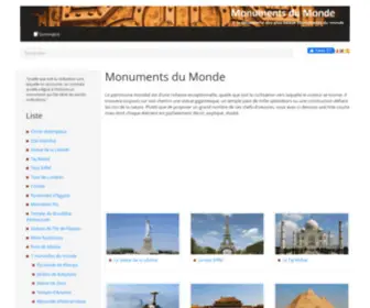 Merveilles-DU-Monde.com(Les monuments du Monde) Screenshot