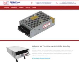 Mervesanteknoloji.com(Mervesan Elektronik) Screenshot
