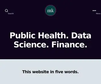 Mervinkeith.com(Public Health) Screenshot