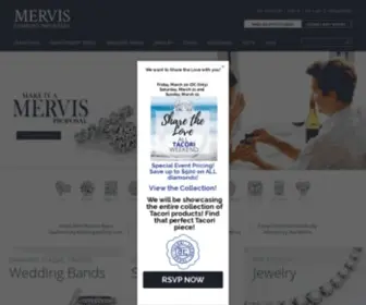 Mervisdiamond.com(Engagement Rings In Washington) Screenshot