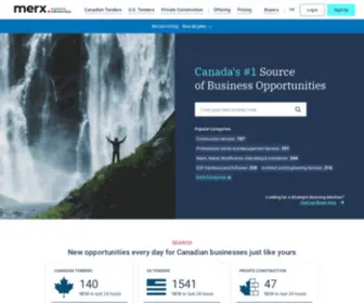 Merx.com(Merx) Screenshot