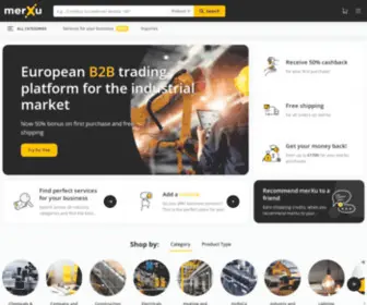 Merxu.com(Best selection of industrial products) Screenshot