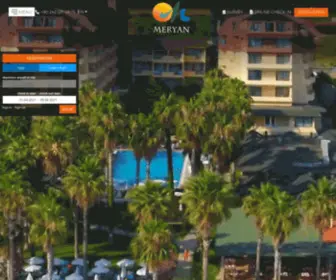 Meryan.com.tr(Meryan Hotel) Screenshot