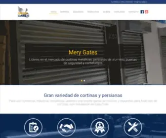 Merygates.cl(Cortinas metálicas) Screenshot