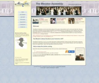 Meryton.com(The Meryton Assembly) Screenshot