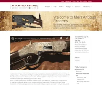 Merzantiques.com(Merz Antique Firearms Merz Antique Firearms Winchester) Screenshot