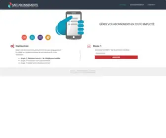 Mes-Abonnements-SNG.com(MES ABONNEMENTS) Screenshot