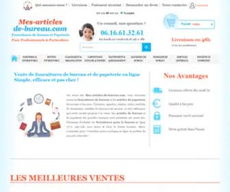 Mes-Articles-DE-Bureau.com(Vente de Fournitures de bureau et Articles de Papeterie en ligne) Screenshot