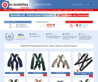 Mes-Bretelles.com(Bretelles à boutons) Screenshot