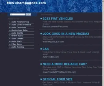 Mes-Champagnes.com(Page site Web introuvable) Screenshot